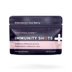 Elderberry & Goji Berry Immunity Shots Gummy Vitams | 12-Pack