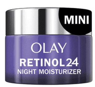 Olay Skin Care Regenerist Retinol 24 + Peptide Facial Moisturizer, Fragrance-Free, Trial Size 0.5 oz