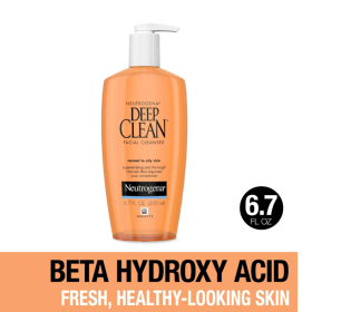 Neutrogena Oil-Free Deep Clean Daily Facial Cleanser, Face Wash, 6.7 fl. oz