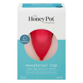 The Honey Pot - Menstrual Cup Size 2 Silicn - 1 Each-1 Ea