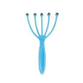 Claws Head Anti-stress Massager (Color: Blue, Claws: 5)