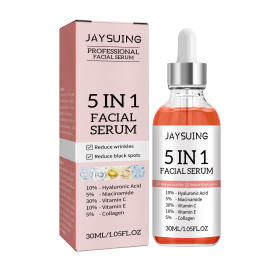 5 In 1 Facial Essence Moisturizes Skin, Tightens Skin, Lightens Spots, Acne, And Beautifies Skin Essence (Option: 1pcs)