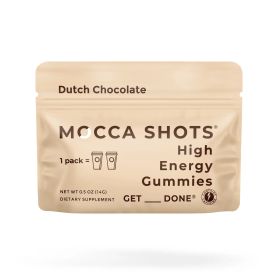 Mocca Shots Energy Gummies with Caffeine (Flavor: Dutch Chocolate, Sugar Free: No)