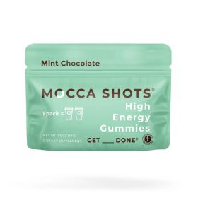 Mocca Shots Energy Gummies with Caffeine (Flavor: Mint Chocolate, Sugar Free: No)